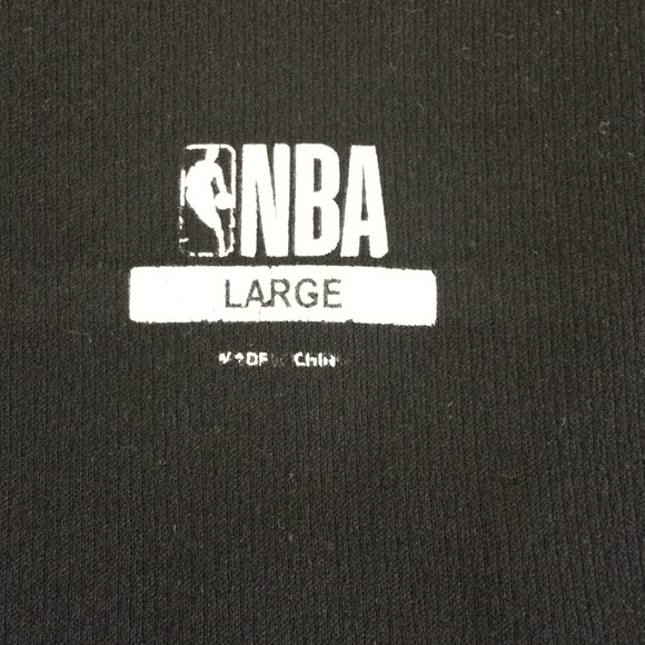 🇺🇸 NBA Black & Grey Tank Top - Sz L - Picture 3 of 7